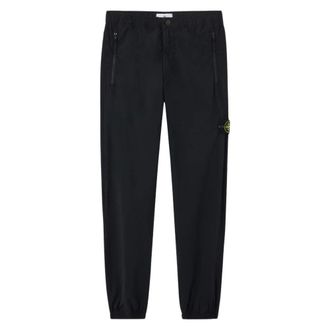 Stone Island Sweatpants, male, Black, Size: W29 Fleece Joggers