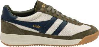 Gola Mens Tornado 88 Mesh Sneaker In Off-White/khaki/navy