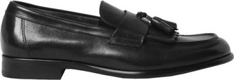 Doucal's Leren Loafers met Franjes en Kwastjes - Heren - Loafers - Zwart - 44 EU - Leer - Schoenen