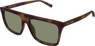 Saint Laurent Zonnebrillen - unisex - Zonnebrillen - Bruin - 59 MM - Accessoires