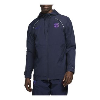 Nike Official FC Barcelona AWF Full Zip Jacket Blue DA2465-451