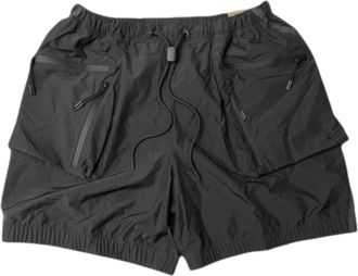Nike Dri-FIT Linear Logo 9 Training Shorts in Cool Grey/Black Men