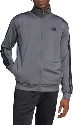 adidas Essentials Warm-Up 3-Stripes Track Jacket in Grey at Nordstrom Rack, Size Xx-Large