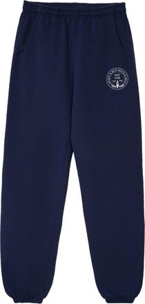 Sporty & Rich Central Park cotton track pants - unisex - Cotton - M - Blue