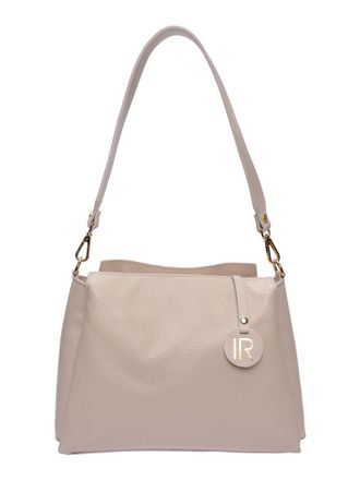 Isabella Rhea Beige Rundleer Tas