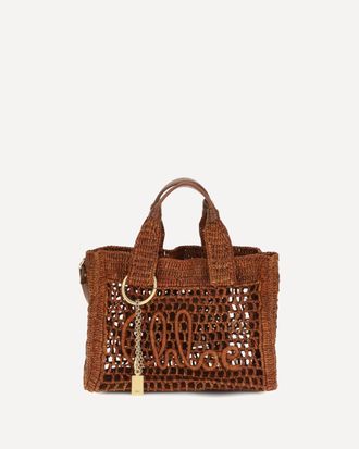 Chlo&eacute; Borsa a Mano Summer Banana East-West in rafia piccola Woman UNI