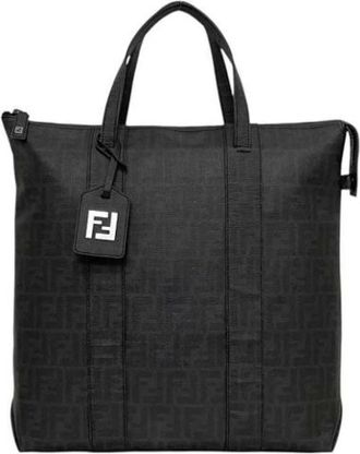 Fendi Pre-owned Fabric Tote Bag - unisex - Vintage Shopper - Zwart - ONE Size - Vintage
