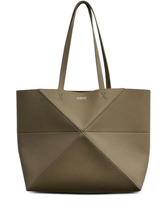 Loewe medium Puzzle Fold tote bag - Neutrals