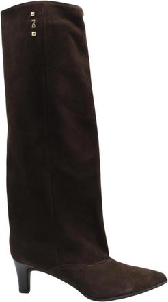 Nero Giardini Sharon - Dames - Hoge Laarzen - Bruin - 39 EU - Schoenen