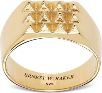 Ernest W. Baker Anello placcato a triangolo - Oro