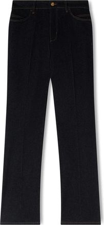Motivi Rechte jeans met persvouw - Dames - Bootcut Jeans - Blauw - 2XS - Katoen - Jeans