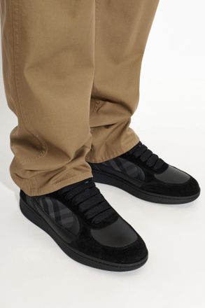 Burberry New Terrace Sports Shoes, Mens, Black
