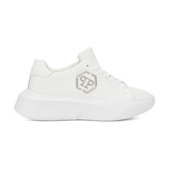 Philipp Plein Godzilla Hexagon Logo Chunky Trainers - male - Philipp Plein - Sneakers - White - 8 UK - Shoes