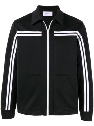 Ports V Bomberjack met logoprint - Zwart