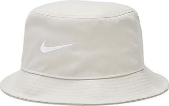 Nike Apex Swoosh Bucket Hat Traditional Hats Light Orewood Brown/White : SM, Polyester