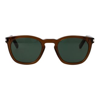 Saint Laurent SL 28 Zonnebril - unisex - Accessoires - Bruin - Maat: 49 MM Nylon