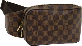 Louis Vuitton Geronimos Waist Bag Damier Brown Canvas Bag (Pre-Owned)