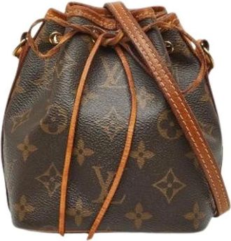 Louis Vuitton Pre-owned Bucket Bags, female, Brown, Size: ONE SIZE Pre-owned Bucket Bag
