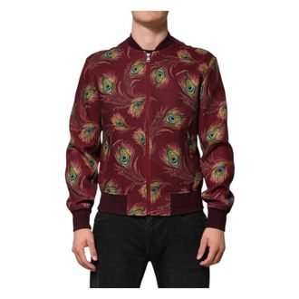 Dolce & Gabbana Heren, Jassen, Veelkleurig, Maat: M Zijde