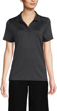 Lands End School Uniform Short Sleeve Feminine Fit Rapid Dry Polo Shirt in Soapstone at Nordstrom, Size Xx-Small