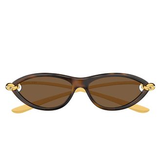 Bottega Veneta Sunglasses Bv1390 S 002 Gold/Brown Women