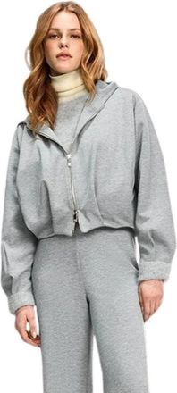 Riani Korte Jas - Dames - Vesten met rits - Grijs - S - Polyester - Hoodies & sweatvesten