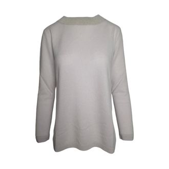 La Fileria Pearl Sweater - Dames - Truien - Grijs - Maat: S Wol