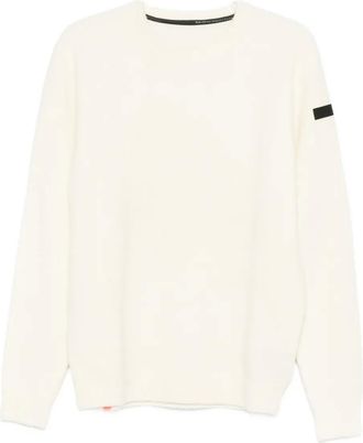 Roberto Ricci Design crew-neck sweater - men - Wool/Polyamide - 50 - White