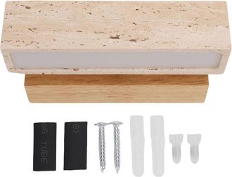 OEM Aplique De Pared Moderno, L&aacute;mpara De Mesilla De Noche Para Interiores, L&aacute;mpara Giratoria Para Sala De Estar, Dormitorio, Pasillo, Madera