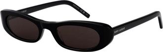 Saint Laurent Stijlvolle Shade Zonnebril SL 557 - Dames - Zonnebrillen - Zwart - 53 MM - Accessoires