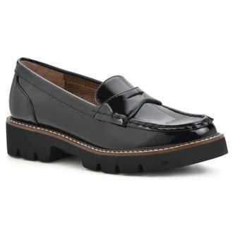 White Mountain Gunner W33527 Loafers Womens Black Comfort Shoes VER1512