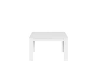 Usinestreet Mesa de comedor extensible blanco brillo
