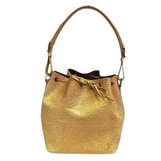 Louis Vuitton Pre-owned Bucket Bags, female, Yellow, Size: ONE SIZE Pre-owned Petit Noe Epi Shoulder Bag