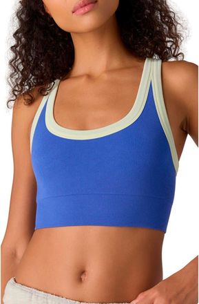 Free People FP Movement Go To Colorblock Sports Bra in Electric Shock Combo at Nordstrom, Size Medium/large