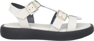 Wonders Schoenen, Dames, Wit, 37 EU, Witte damessandaal - Luz
