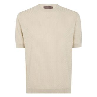 FILIPPO DE LAURENTIIS Heren, Truien, Beige, Maat: 3XL Katoen