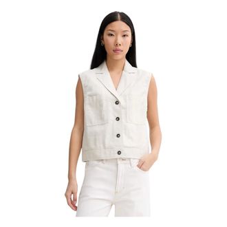 Marc O'Polo Jassen, Dames, Beige, XL, Katoen, Jassen > Gilets
