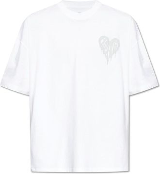 AllSaints Tops, Heren, Wit, L, Katoen, T-shirt Trip