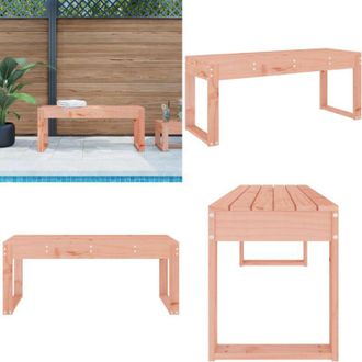 vidaXL Panca da Giardino 110x38x45 cm in Legno Massello di Douglas - Panca in legno - Panca da esterno