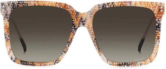 Missoni Brown Shaded Square Ladies Sunglasses MIS 0107/S 0Z9K/HA 57