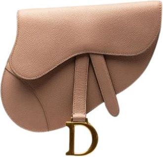 Dior Pre-owned Belt Bags, female, Brown, Size: ONE SIZE Pre-owned Saddle Belt Bag