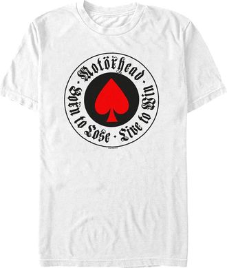 Mot&ouml;rhead Mens Motorhead Born To Lose, Live To Sin T Shirt in White at Nordstrom, Size Xxx-Large