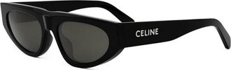 Celine Authentieke Monochroms Bril met Topkwaliteit - unisex - Zonnebrillen - Zwart - 55 MM - Accessoires