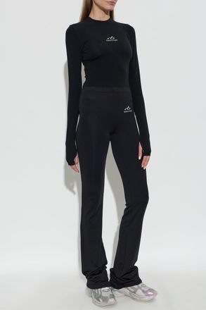 Balenciaga Skiwear Leggings, Womens, Black