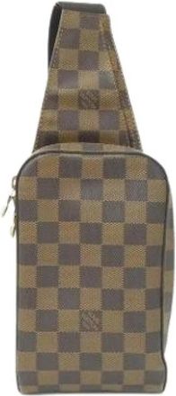 Louis Vuitton Pre-owned Cross Body Bags, female, Brown, Size: ONE SIZE Pre-owned Damier Shoulder Bag