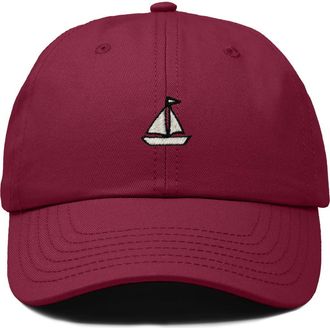 Dalix Sail Dad Cap in Maroon at Nordstrom