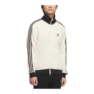 adidas Adicolor Classic Waffle Beckenbauer Trainingsjack - Heren - Outdoorjassen - Wit - L - Katoen - Fitness