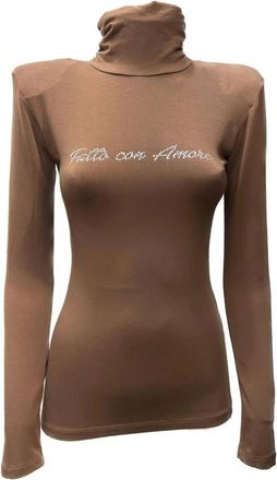 Giulia N Couture Mujer, Jerseys, Marrón, Talla: XS
