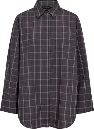 Copenhagen Muse Cmaurora Shirt - Dames - Overhemden - Grijs - S/M - Polyester - Overhemden