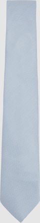 Reiss Light Blue Textured Silk Blend Tie